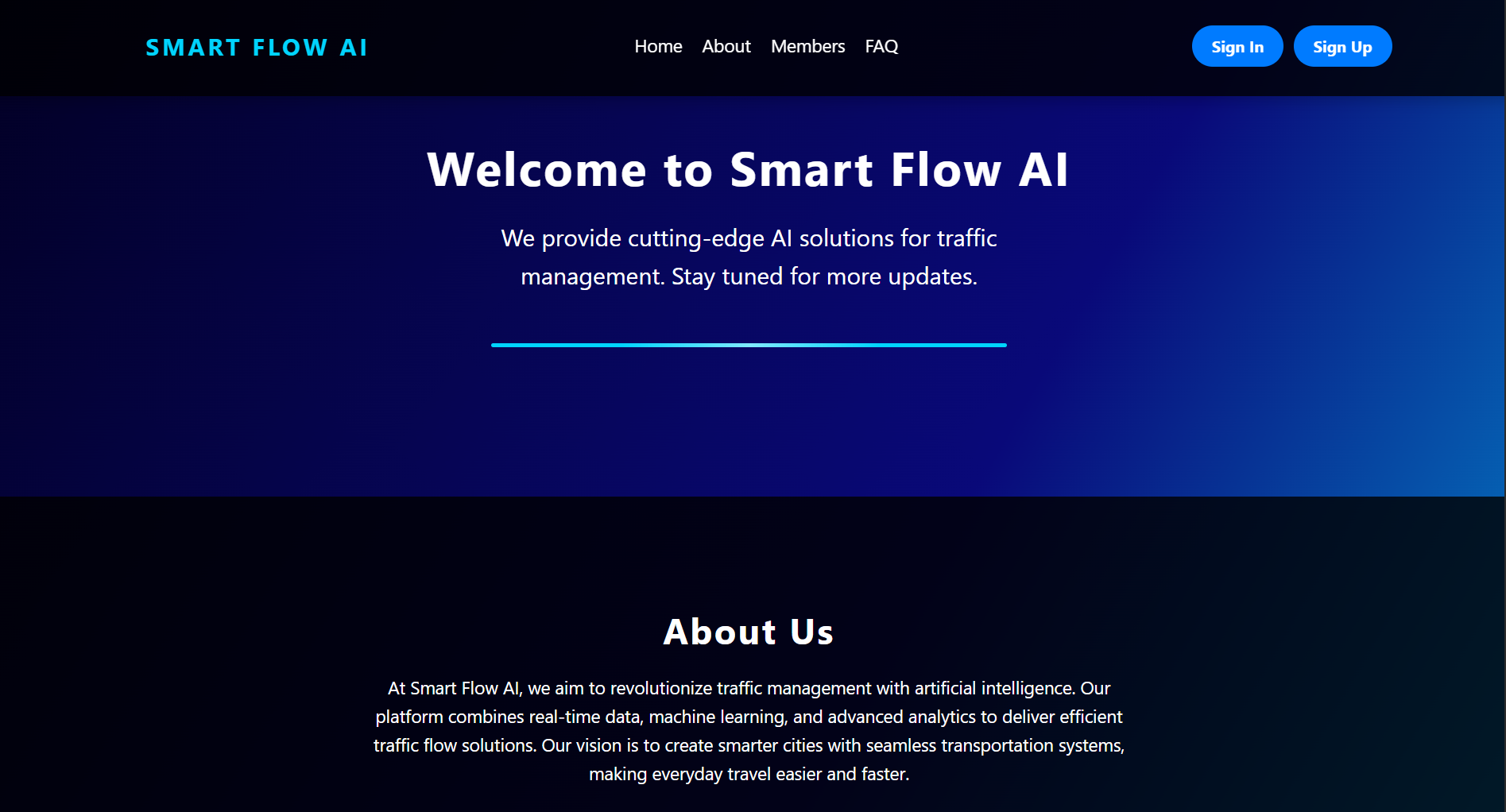 AI Traffic Management